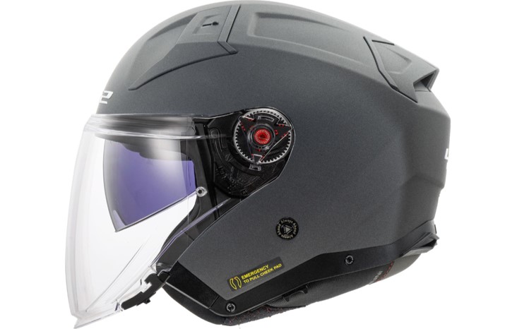 LS2 Jethelm OF603 Infinity II S Grau matt Solid