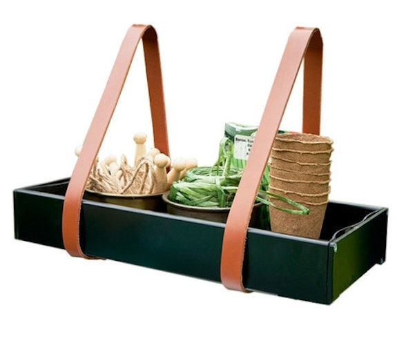 Juliana Aluregal schwarz 1 Sektion abnehmbar inkl. Lederaufhängung 36 x 15 x 5 cm