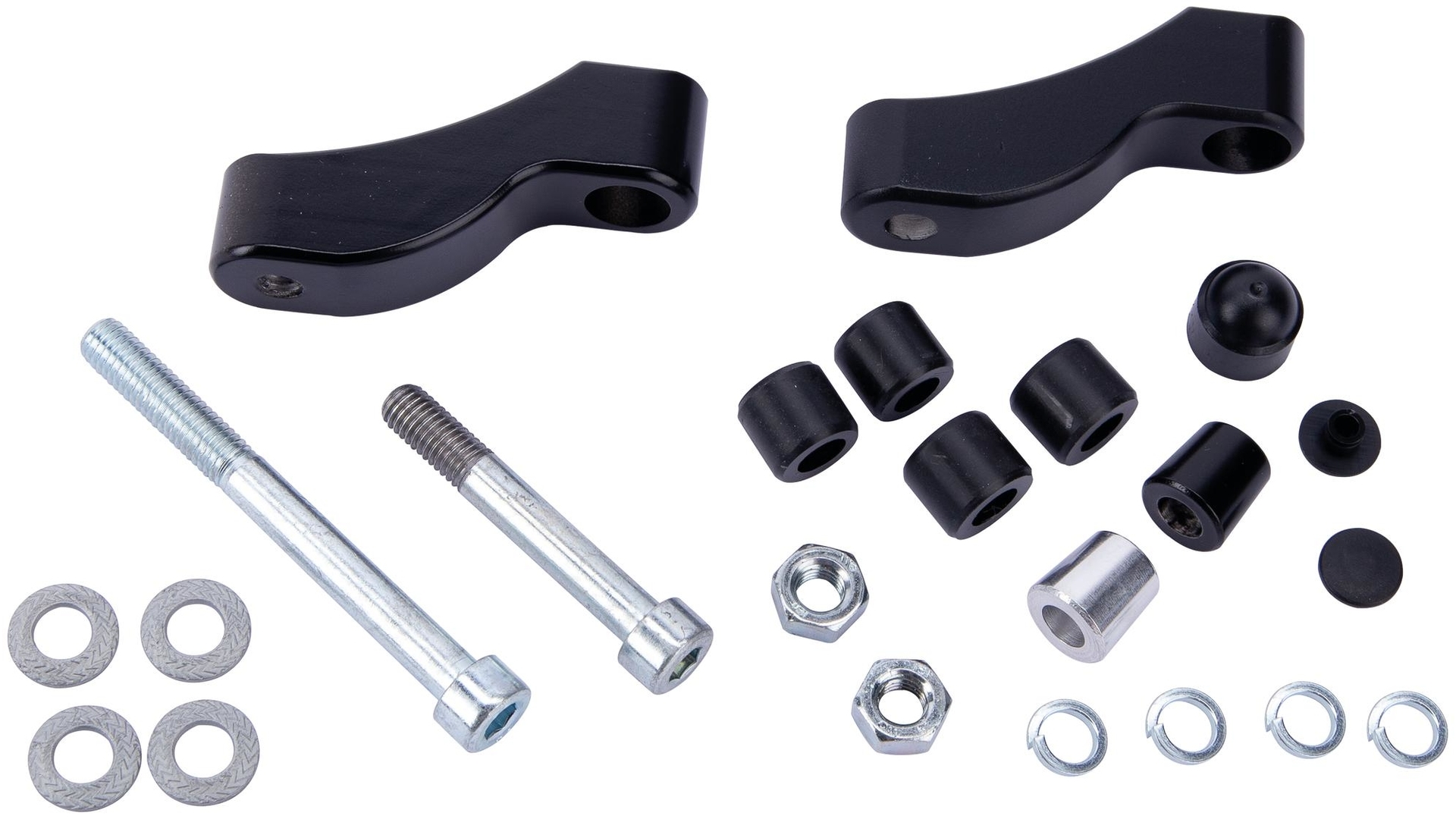 Spec X Spiegelverlängerung Schwarz Aluminium M8 Linksgewinde