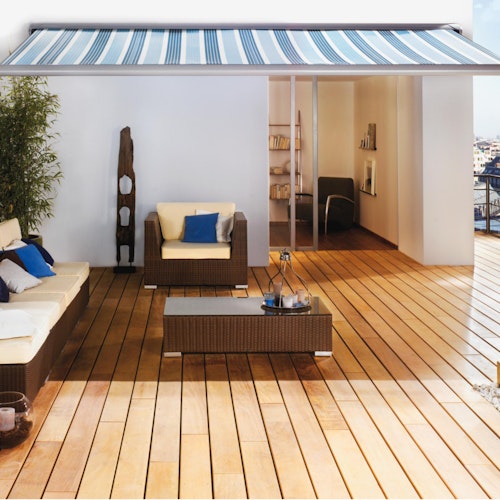 OSMO Terrassendiele Garapa glatt / glatt Natursortierung