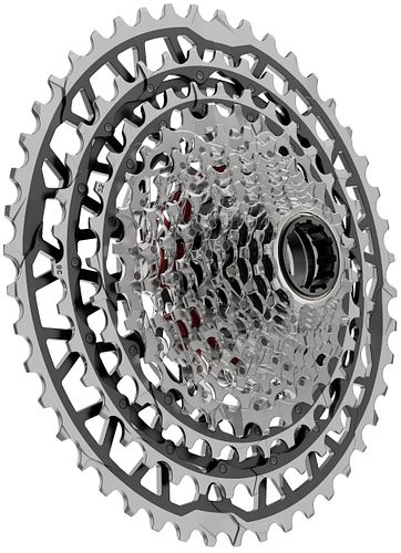 SRAM Kassette Force XPLR XG-1371 E1 10-46 Zähne silber
