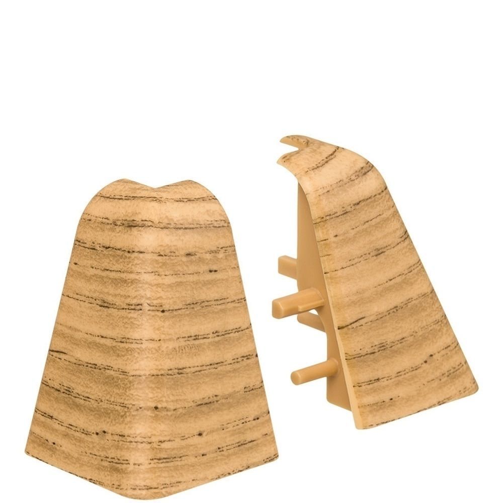 HARO Außenecke Eiche Kunststoff f. Steck-SL 19x39 (2 Stk/Pack)