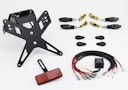 Vorschaubild PROTECH Komplett-Set Plug and Play Kennzeichenhalter mit 4 LED-Blinkern X-SHAPE