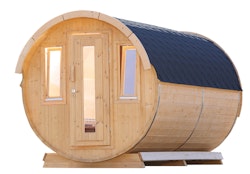 Wolff Finnhaus Campingfass 330 1-Raum Schwarz Bausatz zur Selbstmontage