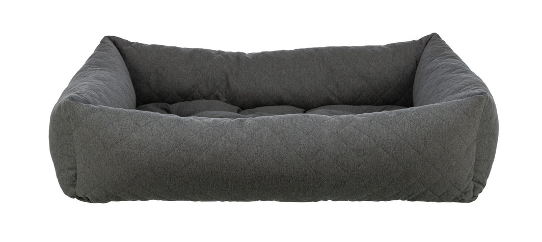 TRIXIE Bett Caliente, eckig, 60 × 50 cm, dunkelgrau