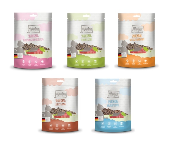MJAMJAM Snack-Mix Snackbag 5x125g Katzensnack