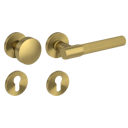 Vorschaubild Griffwerk Wechselgarnitur VAYA 136 ARIS fast2fix Fast2Fix Rosetten rund Knopf R2 Gold matt R