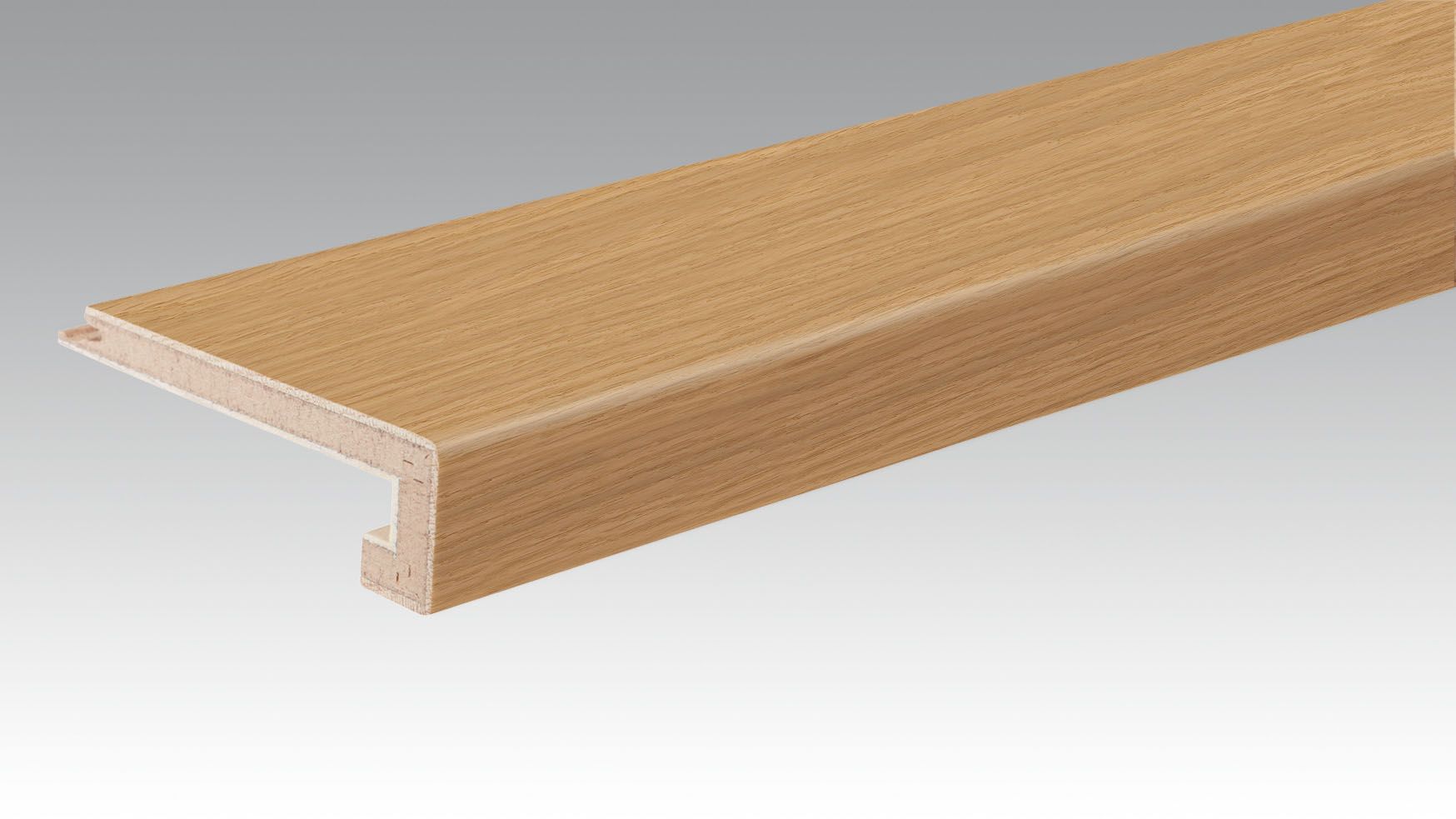 MEISTER Treppenkante Parkett U-Profil 2150 x 13 mm 9022 Eiche harmonisch naturgeölt