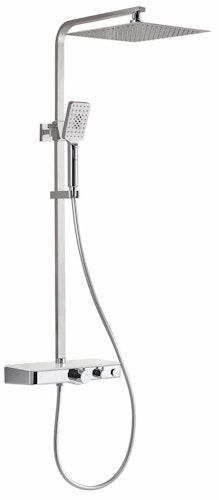 Überkopfbrauseset OCEAN, mit Thermostatablage