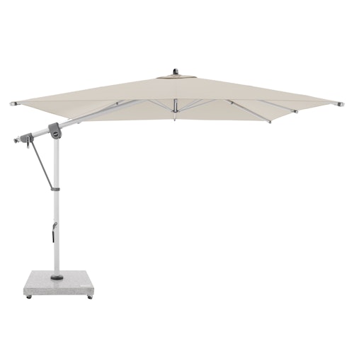 doppler Pendelschirm EXPERT 300 x 300 cm, Aluminium Silber / 100 % Polypropylen 220 g/m²