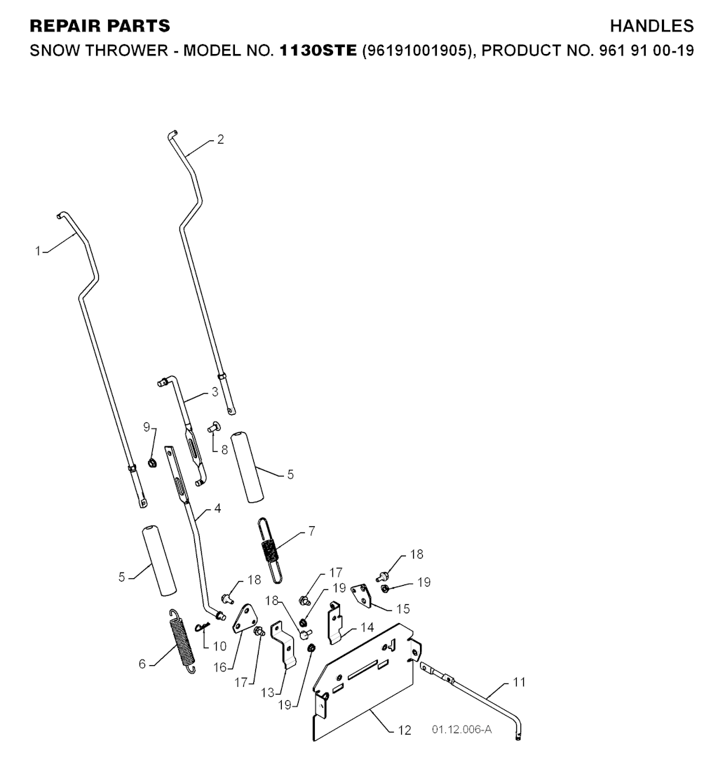 Explosionszeichnung Ersatzteile