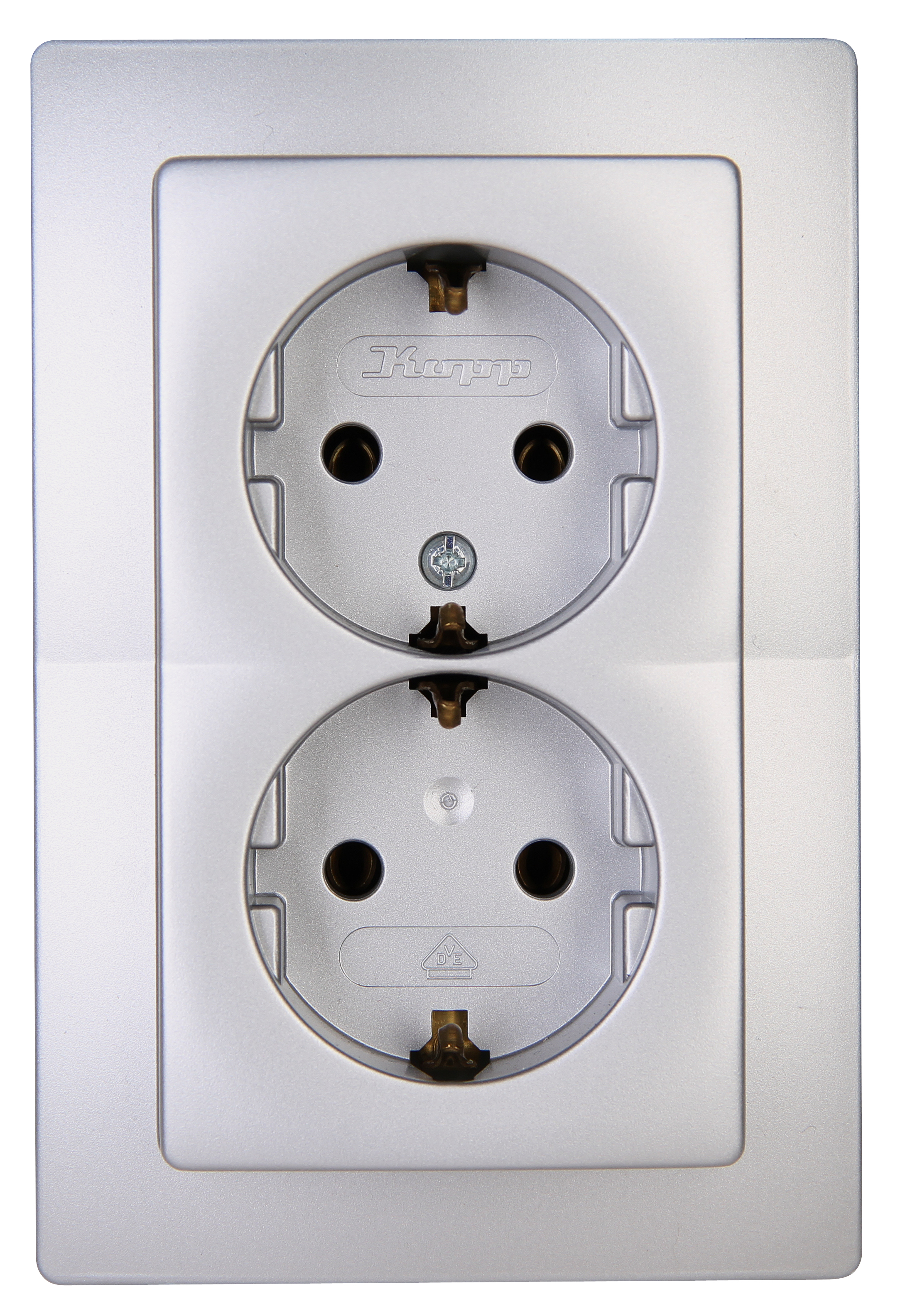 Kopp Steckdose silber - 941120089