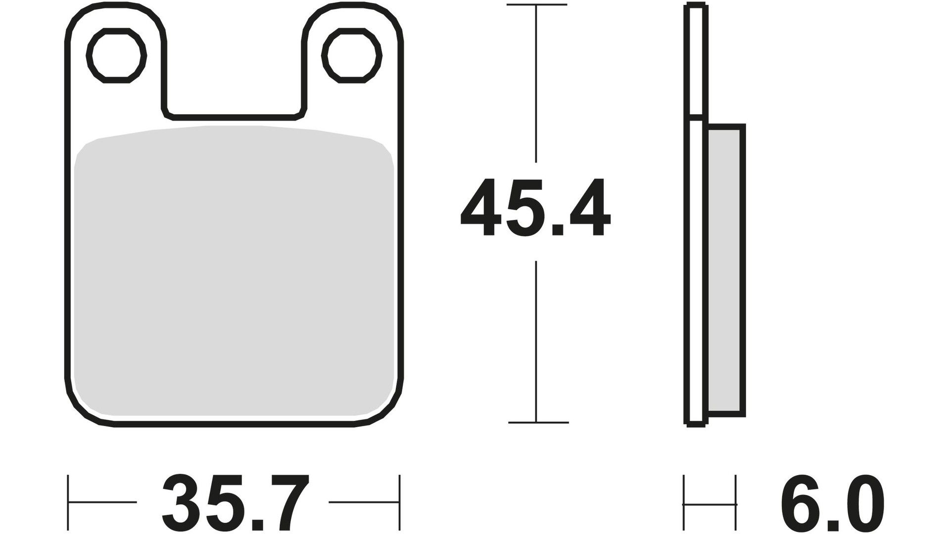 TRW Bremsbelag MCB 535