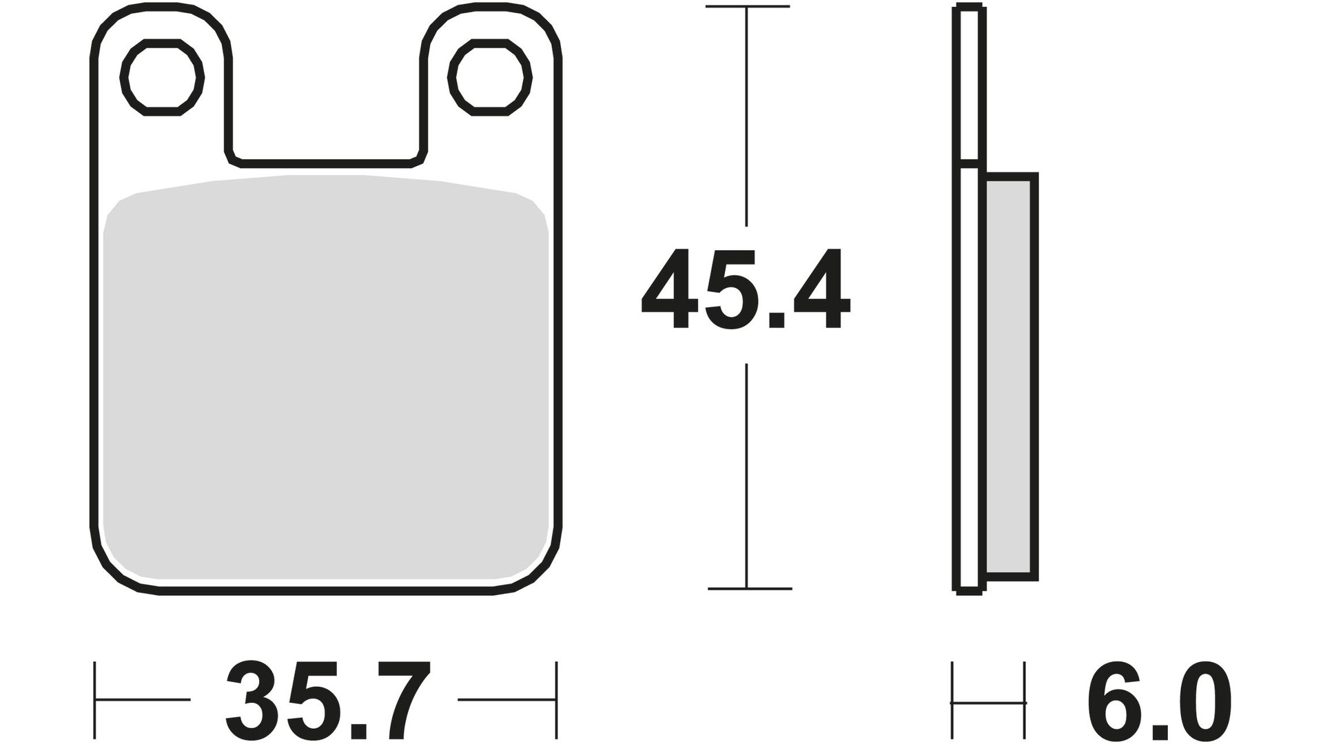 TRW Bremsbelag Typ Organisch Standard mit ABE, Bremsbelag "MCB 535" Satz