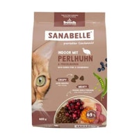 Sanabelle Indoor mit Perlhuhn Katzentrockenfutter