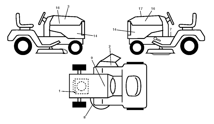 Husqvarna Gartentraktoren YT42CS, 96043022200, 2015-12