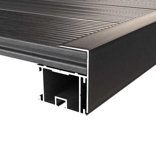 Cobra Fastener StructurAL Alu Abschlusswinkel 35 x 60 x 2000 mm anthrazit