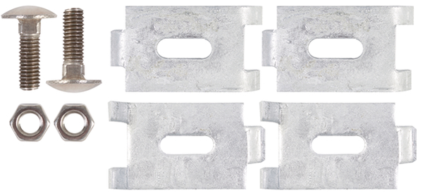 Alberts® Eckverbinder zur Verbindung zweier Doppelstab-Gittermatten,feuerverzinkt 673277