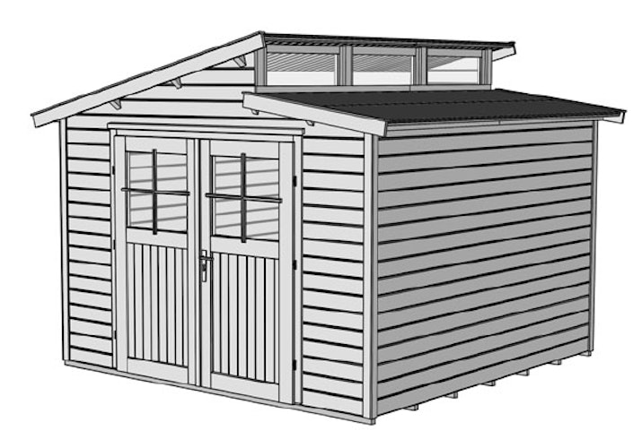 Weka Gartenhaus 226 - 21 mm