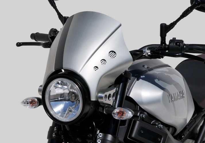 BODYSTYLE Sportsline Scheinwerferverkleidung ABS Kunststoff silber für YAMAHA XSR700 / XTribute / Legacy 