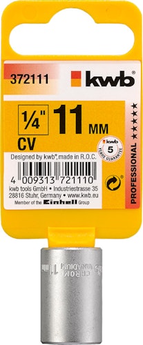 kwb Steckschl-Eins 1/4" x 11 mm SB 372111