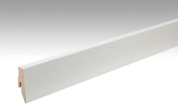 MEISTER Fußleiste Profil 3 PK Eiche weiß deckend 1079 für Parkettböden - 2380 x 60 x 20 mm