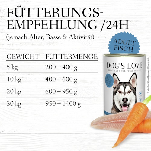 Dog's Love Classic 800g Dose Hundenassfutter