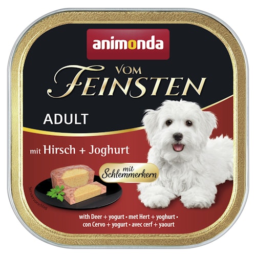 animonda Vom Feinsten Adult mit Schlemmerkern 150g Schale Hundenassfutter