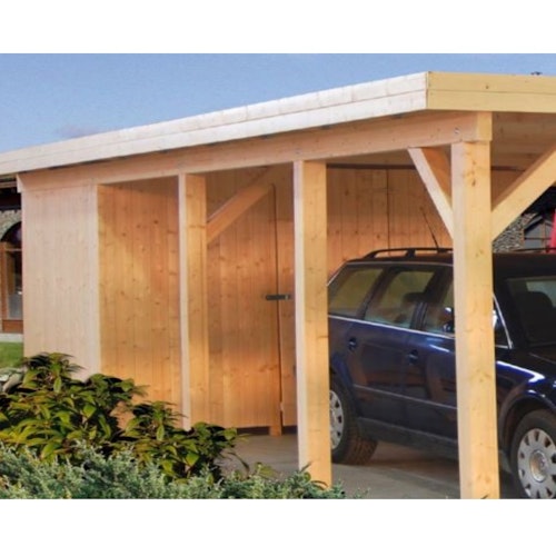 Palmako Karl 23,1 m² - Anbauschuppen 6,2 m²