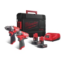 Milwaukee M12FPP2AQ-402X ELEKTROWERKZEUGE SET IN2 4933464975