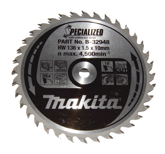Makita SPECIALIZED Sägeb.136x10x36Z B-32948