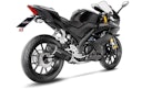Vorschaubild LeoVince Komplettanlage Edelstahl SBK LV ONE EVO Schwarz für YAMAHA MT-125 / YZF-R125 mit Katalysator