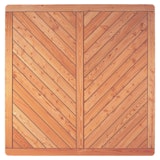 T&J SKAGEN Sichtschutzzaun Lärche 1800 x 1800 mmZubehörbild