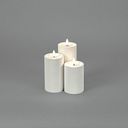 Vorschaubild Konstsmide Weihnachtsbeleuchtung LED Kerze aus Kunststoff mattweiß batteriebetrieben 10 cm