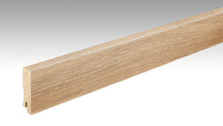MEISTER Echtholzfurnier-ummantelte Profile Fußleiste Profil 15 F MK 2380 x 60 x 16 mm 1190 Eiche creme gekälkt