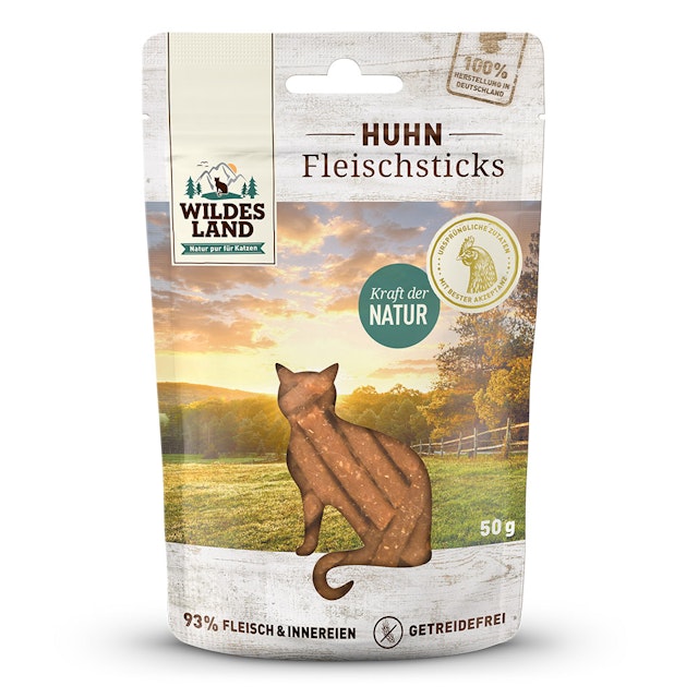 WILDES LAND Katze Fleischsticks KatzensnackVorschaubild