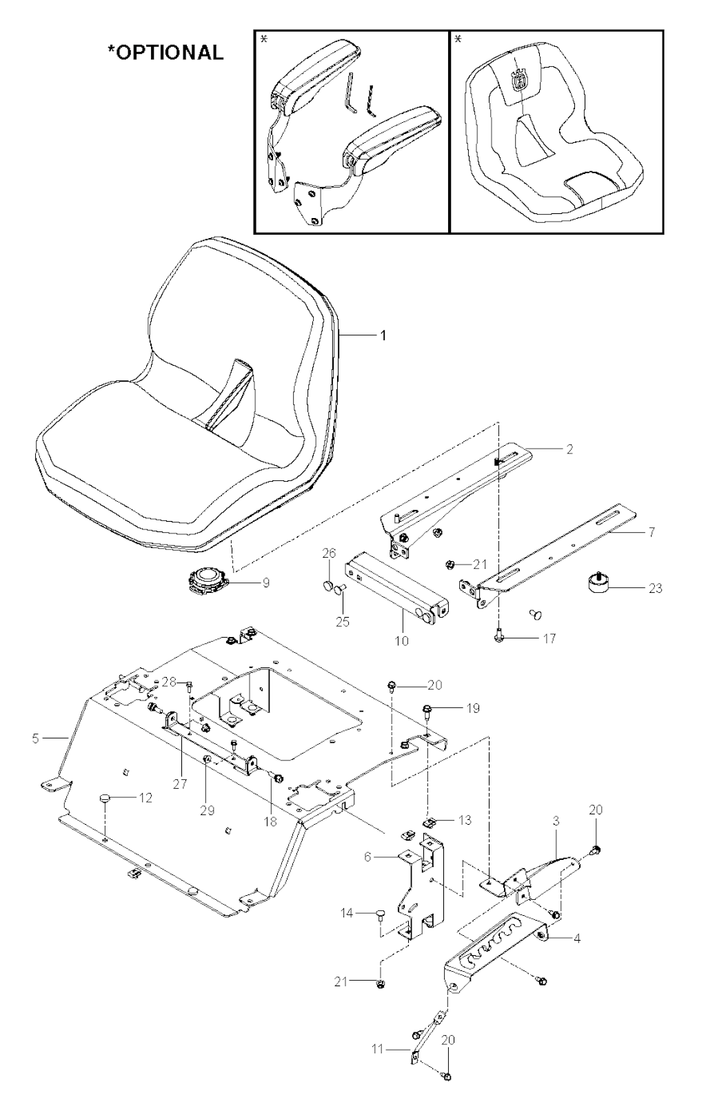 Explosionszeichnung Ersatzteile