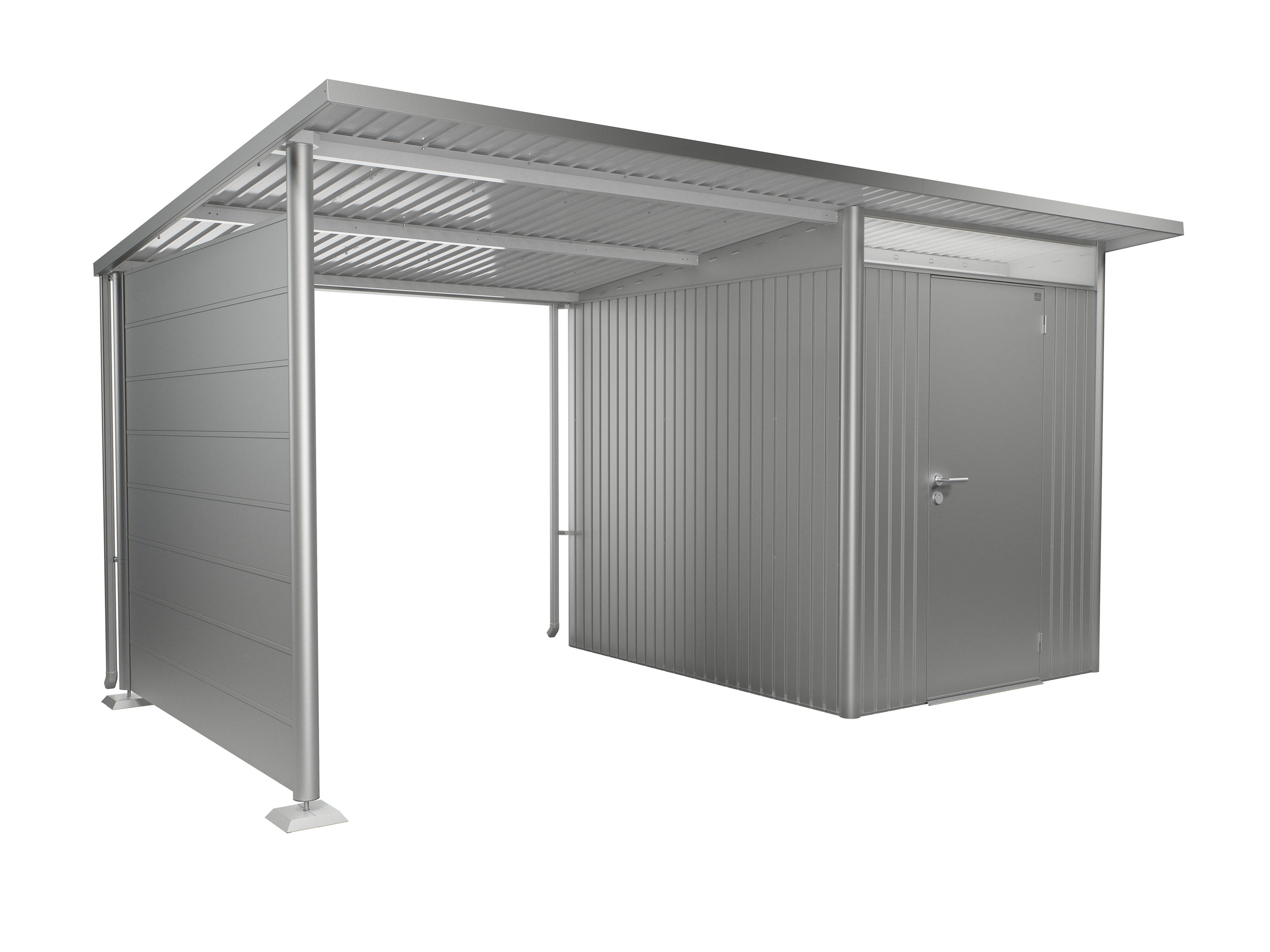 Biohort Seitenwand für Seitendach Gerätehaus Avantgarde & Avantgarde Eco T 197 x H 182 cm (für Seitendach Avantgarde A2 ...