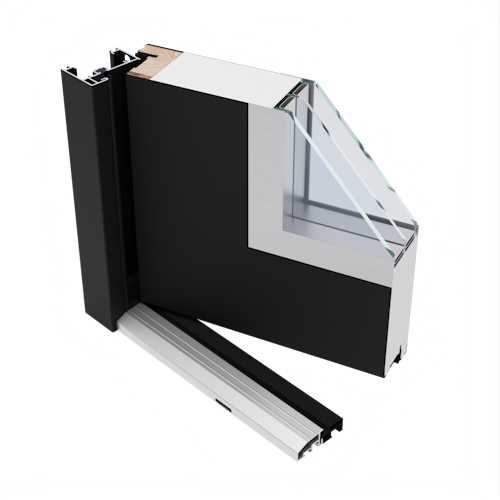 Krongart Stahl-Nebeneingangstür ATU68 Modell 600