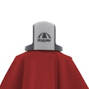 Vorschaubild doppler Mittelmastschirm EXPERT 220 x 140 Auto-Tilt, Aluminium Silber / 100 % Polyester 180 g/m²