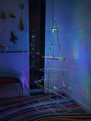 Konstsmide Weihnachtsbeleuchtung  Micro LED Lichterkette 35 bunte Dioden
