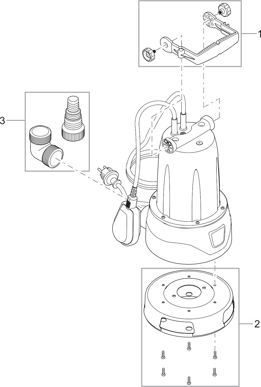 Explosionszeichnung Ersatzteile