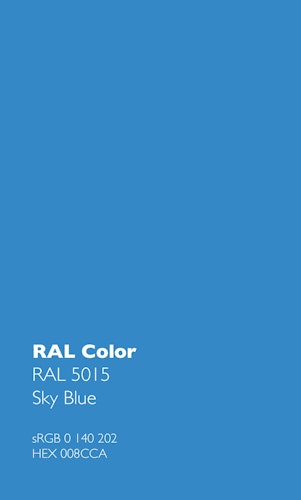 Kurzversion 45CM - 3 Wege Wasserhahn Küchenarmatur, Edelstahl Massiv mit 360° schwenkbarem Auslauf, abnehmbare 2 strahl Handbrause, Gebürstet / Blau