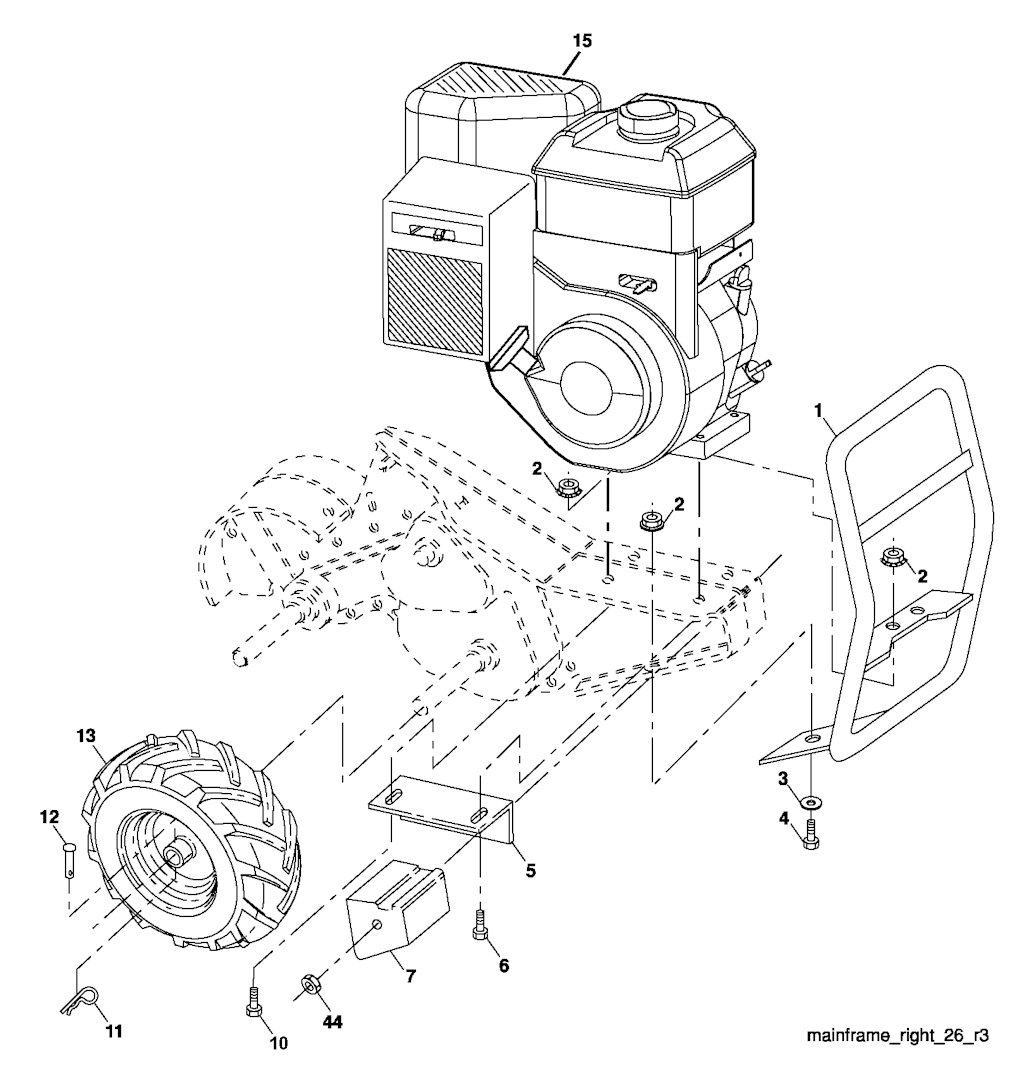 Explosionszeichnung Ersatzteile