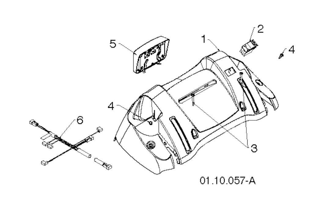Explosionszeichnung Ersatzteile