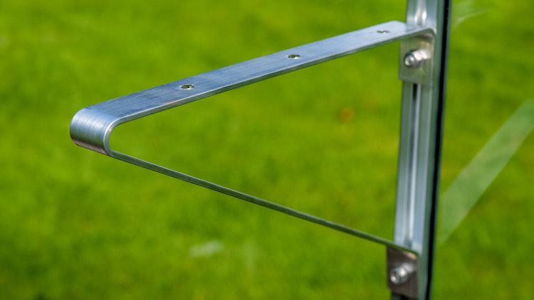 Vitavia Regalträger Aluminium-blank eloxiert (2 Stück)