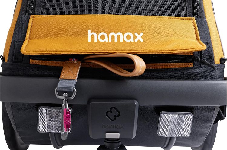 Hamax Hundeanhänger Milou gelb/schwarz