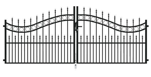 Alberts® Doppeltor Bordeaux Anthrazitgrau RAL 7016 1300 mm 3370 mm