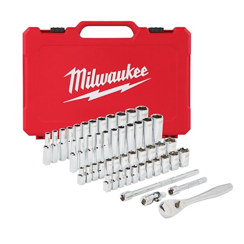 Milwaukee 1/4 Steckschlüssel Set SAE+Metr. 4932464944