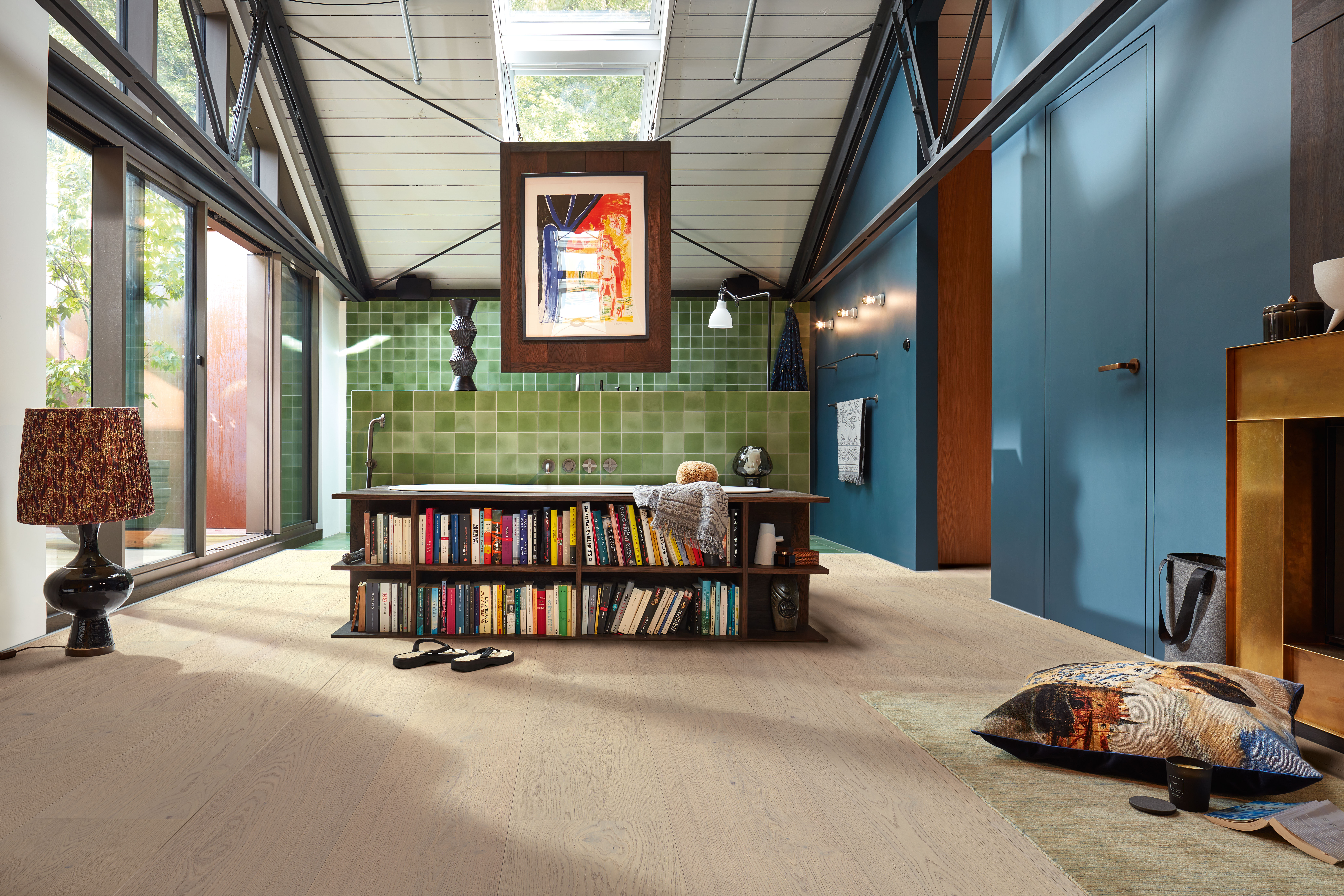 MEISTER Lindura-Holzboden HD 400 Eiche lebhaft milchcreme 20228 - ultramattlackiert 5G Dry® 2200 mm